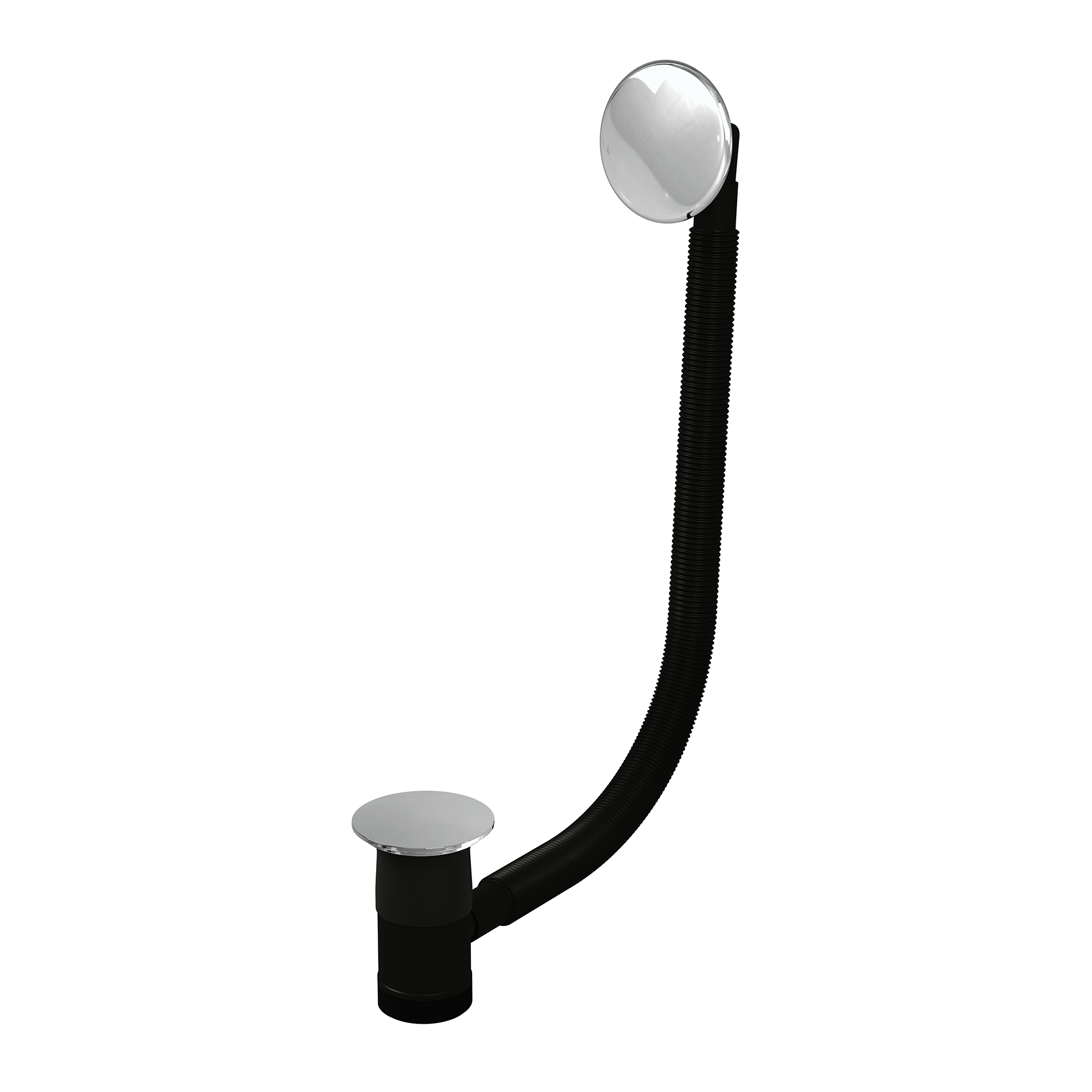 Top-Fix Fast Fitting Bath Waste and Overflow - Chrome