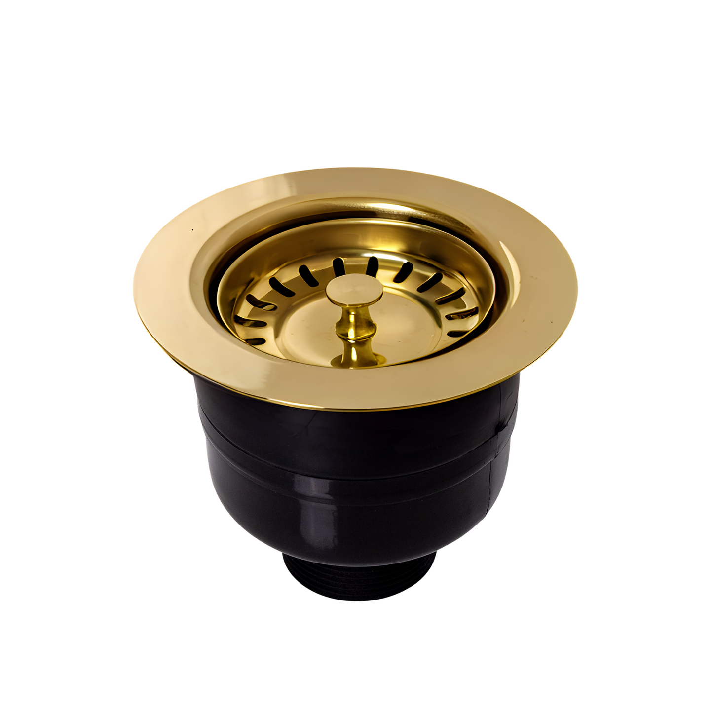 Top-Fix Fast Fitting Kitchen Strainer Waste - Brushed Brass