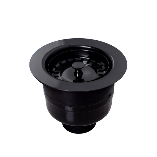 Top-Fix Fast Fitting Kitchen Strainer Waste - Matt Black