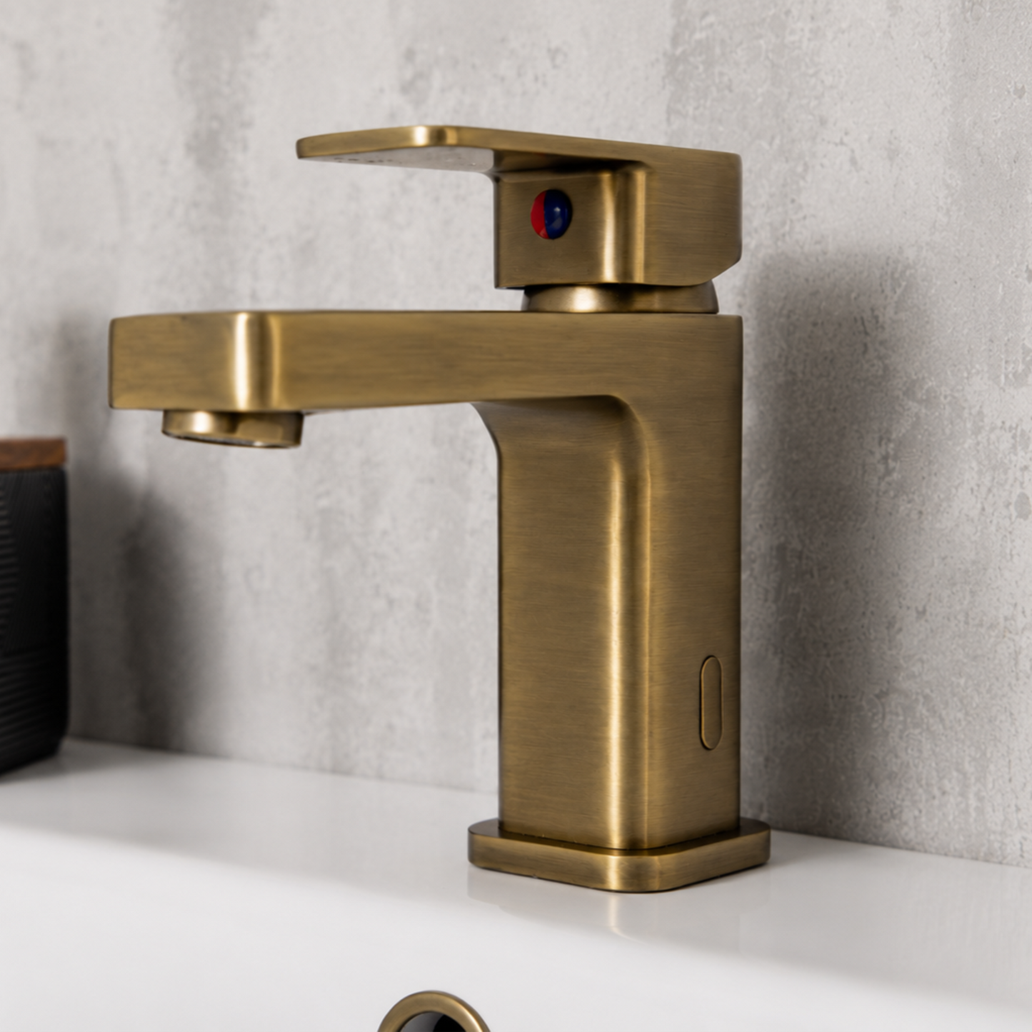 Top-Fix Lima Fast Fitting Mono Basin Mixer Tap - Antique Brass
