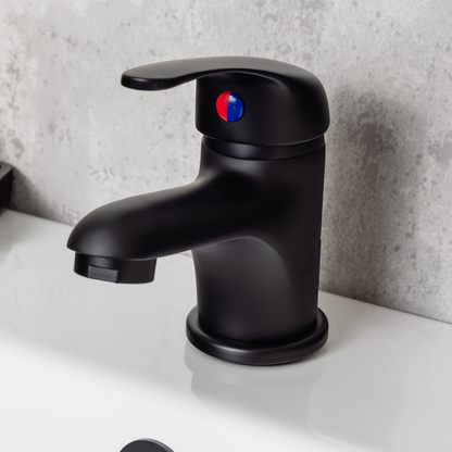 Top-Fix Loop Fast Fitting Mono Basin Mixer Tap - Matt Black