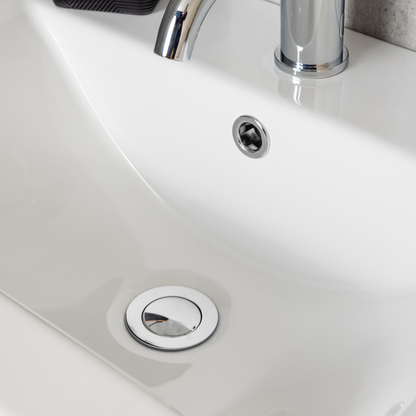 Top-Fix Fast Fitting Basin Waste - Chrome