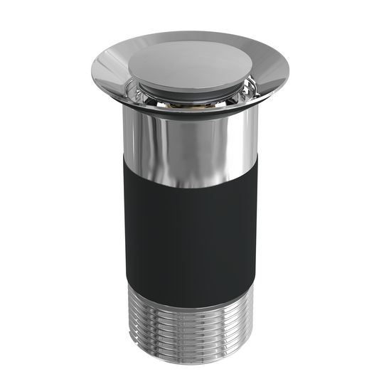 Top-Fix Fast Fitting Unslotted Basin Waste - Chrome