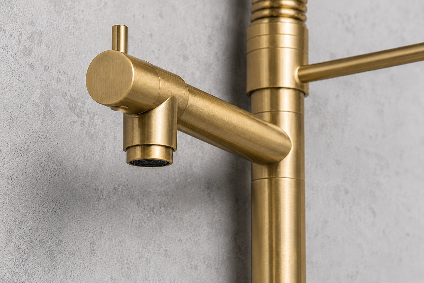 Top-Fix Alto Multiuse Fast Fitting Kitchen Tap - Brushed Brass