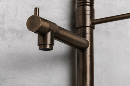 Top-Fix Alto Multiuse Fast Fitting Kitchen Tap - Antique Brass