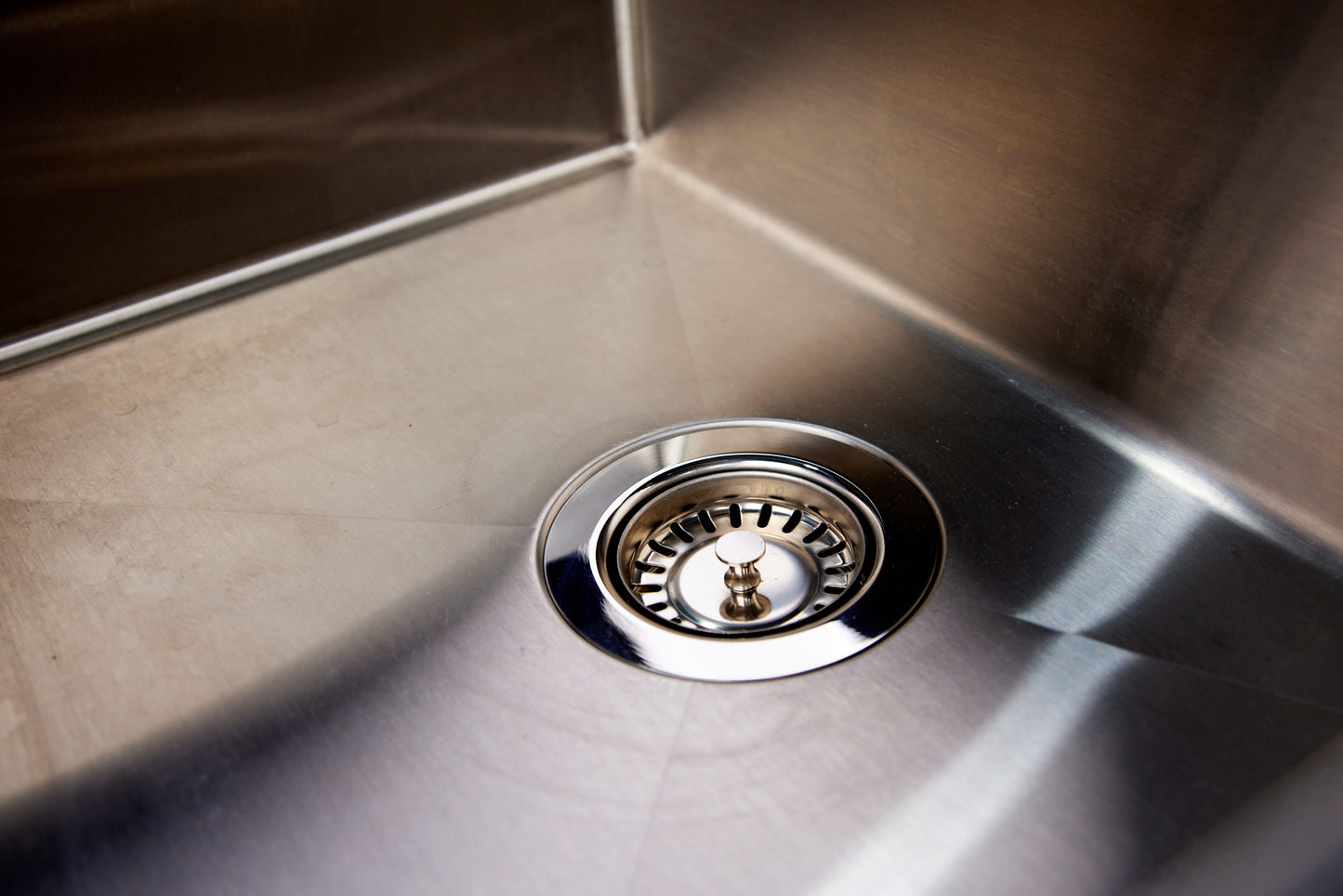 Chrome Kitchen Strainer Waste | Polished Steel Kitchen Strainer Waste