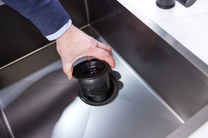 Matt Black Kitchen Strainer Waste - Top-Fix