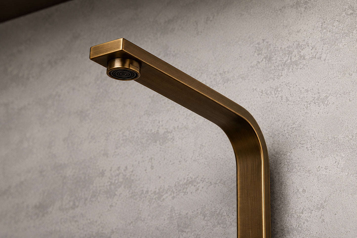 Top-Fix Rena Fast Fitting Kitchen Tap - Antique Brass
