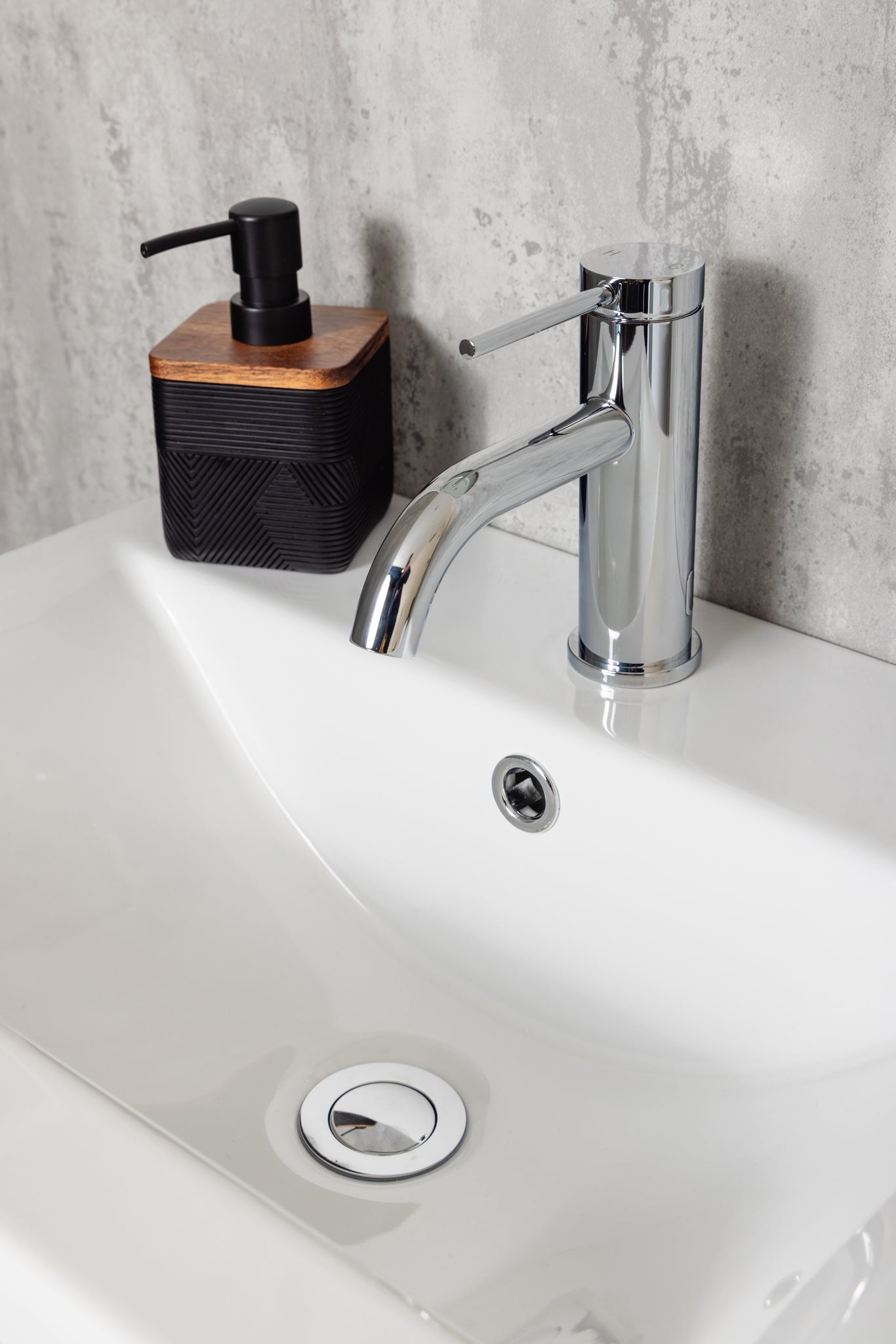 Top-Fix Premio Fast Fitting Mono Basin Mixer Tap - Chrome