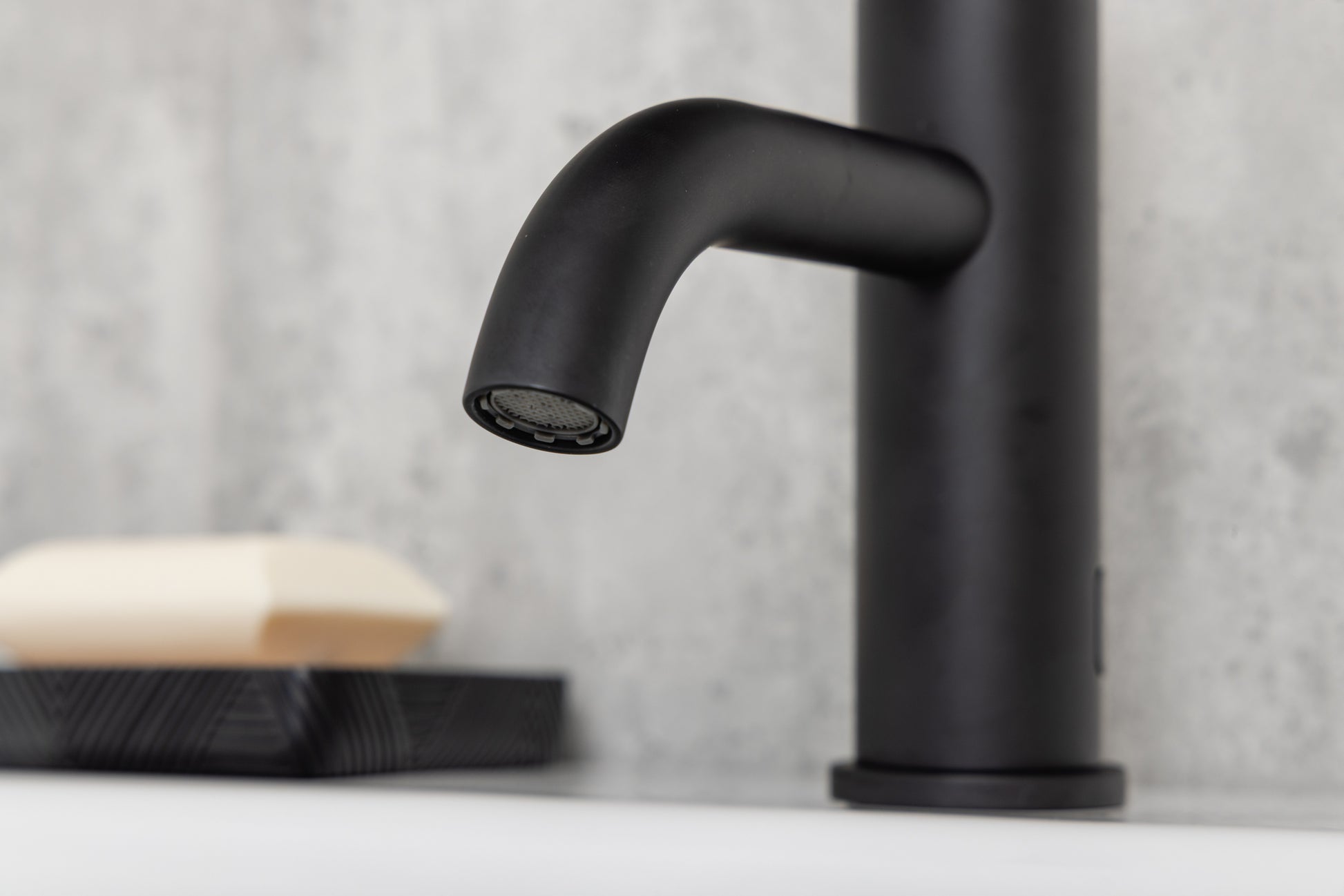 Top-Fix Premio Fast Fitting Mono Basin Mixer Tap - Matt Black