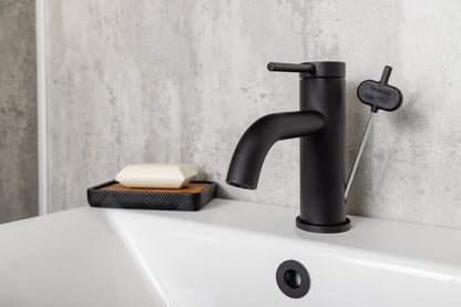 Top-Fix Premio Fast Fitting Mono Basin Mixer Tap - Matt Black
