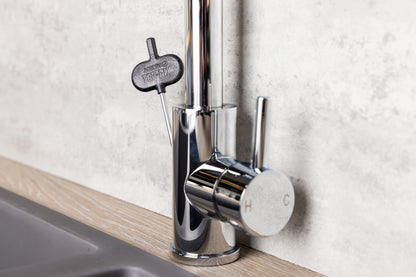 Top-Fix Vito Square Neck Fast Fitting Kitchen Mixer Tap - Chrome
