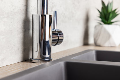Top-Fix Vito Square Neck Fast Fitting Kitchen Mixer Tap - Chrome