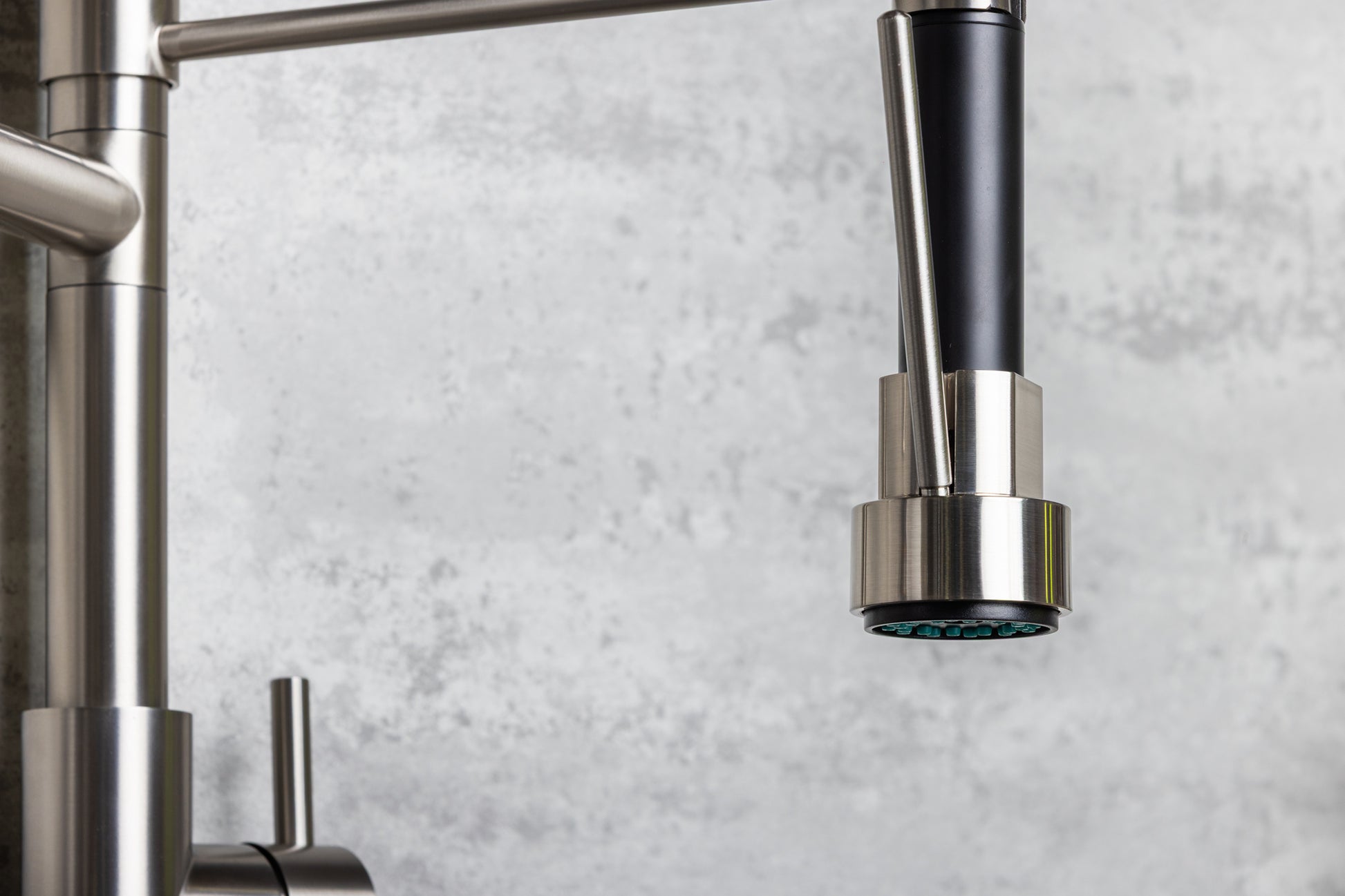 Top-Fix Alto Multiuse Fast Fitting Kitchen Tap - Brushed Steel