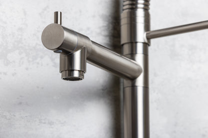 Top-Fix Alto Multiuse Fast Fitting Kitchen Tap - Brushed Steel