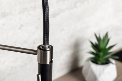 Top-Fix Alto Multiuse Fast Fitting Kitchen Tap - Brushed Steel