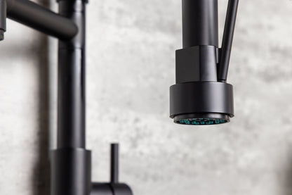 Top-Fix Alto Multiuse Fast Fitting Kitchen Tap - Matt Black