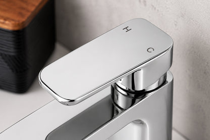 Top-Fix Lima Fast Fitting Mono Basin Mixer Tap - Chrome