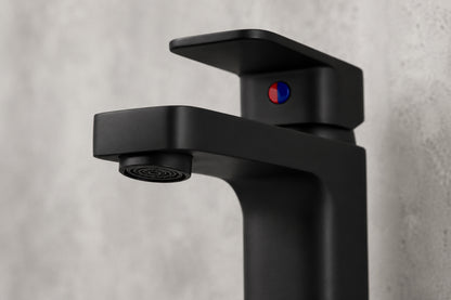Top-Fix Lima Fast Fitting Mono Basin Mixer Tap - Matt Black