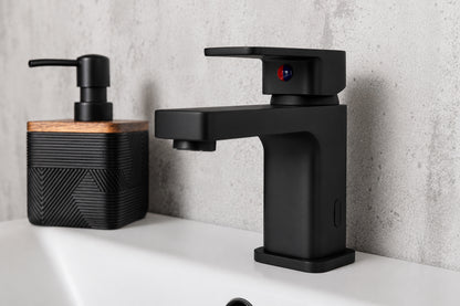 Top-Fix Lima Fast Fitting Mono Basin Mixer Tap - Matt Black