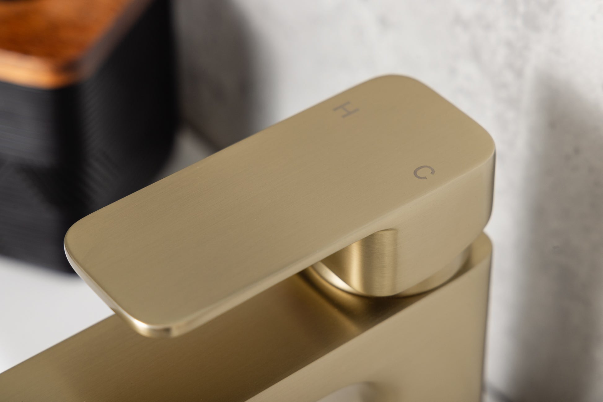 Top-Fix Lima Fast Fitting Mono Basin Mixer Tap - Brushed Brass