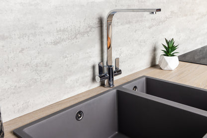 Top-Fix Rena Fast Fitting Kitchen Tap - Chrome