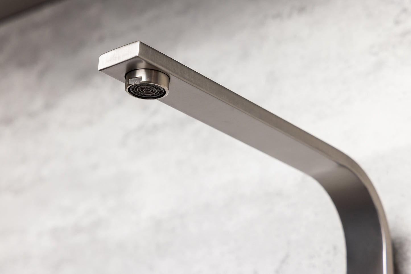 Top-Fix Rena Fast Fitting Kitchen Tap - Brushed Steel