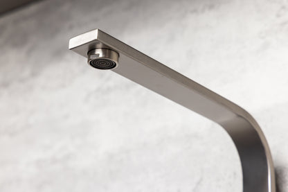 Top-Fix Rena Fast Fitting Kitchen Tap - Brushed Steel
