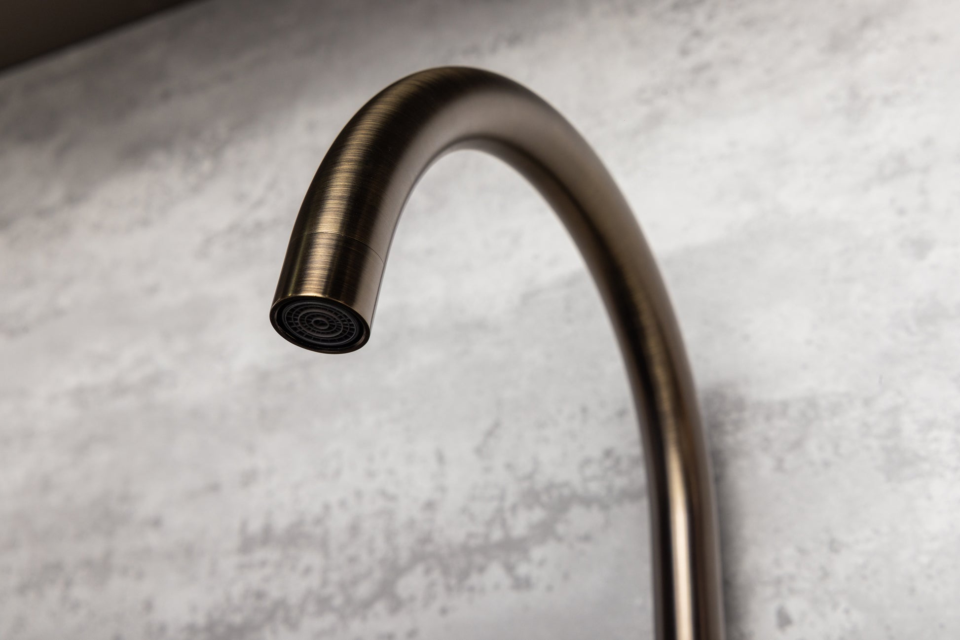 Top-Fix Torra Fast Fitting Kitchen Tap - Antique Brass