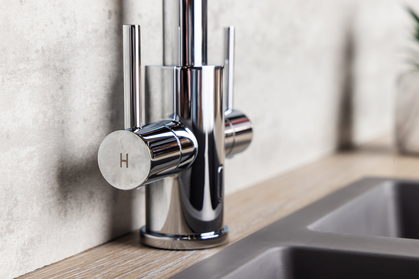Top-Fix Torra Fast Fitting Kitchen Tap - Chrome