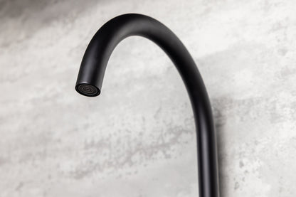 Top-Fix Torra Fast Fitting Kitchen Tap - Matt Black