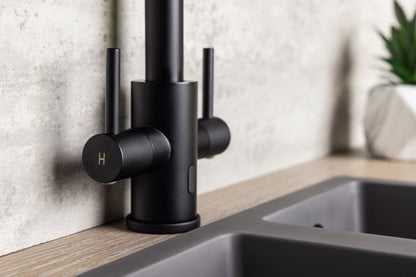 Top-Fix Torra Fast Fitting Kitchen Tap - Matt Black