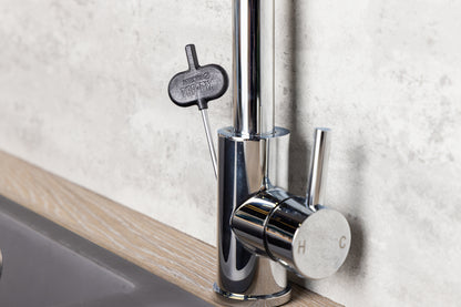 Top-Fix Vito L Neck Fast Fitting Kitchen Mixer Tap - Chrome