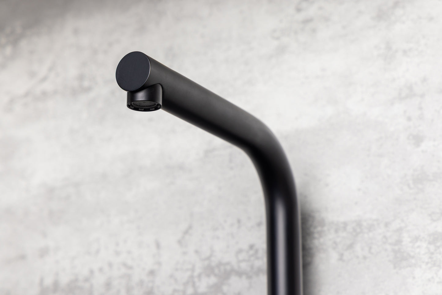Top-Fix Vito L Neck Fast Fitting Kitchen Mixer Tap - Matt Black
