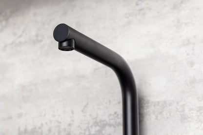 Top-Fix Vito L Neck Fast Fitting Kitchen Mixer Tap - Matt Black