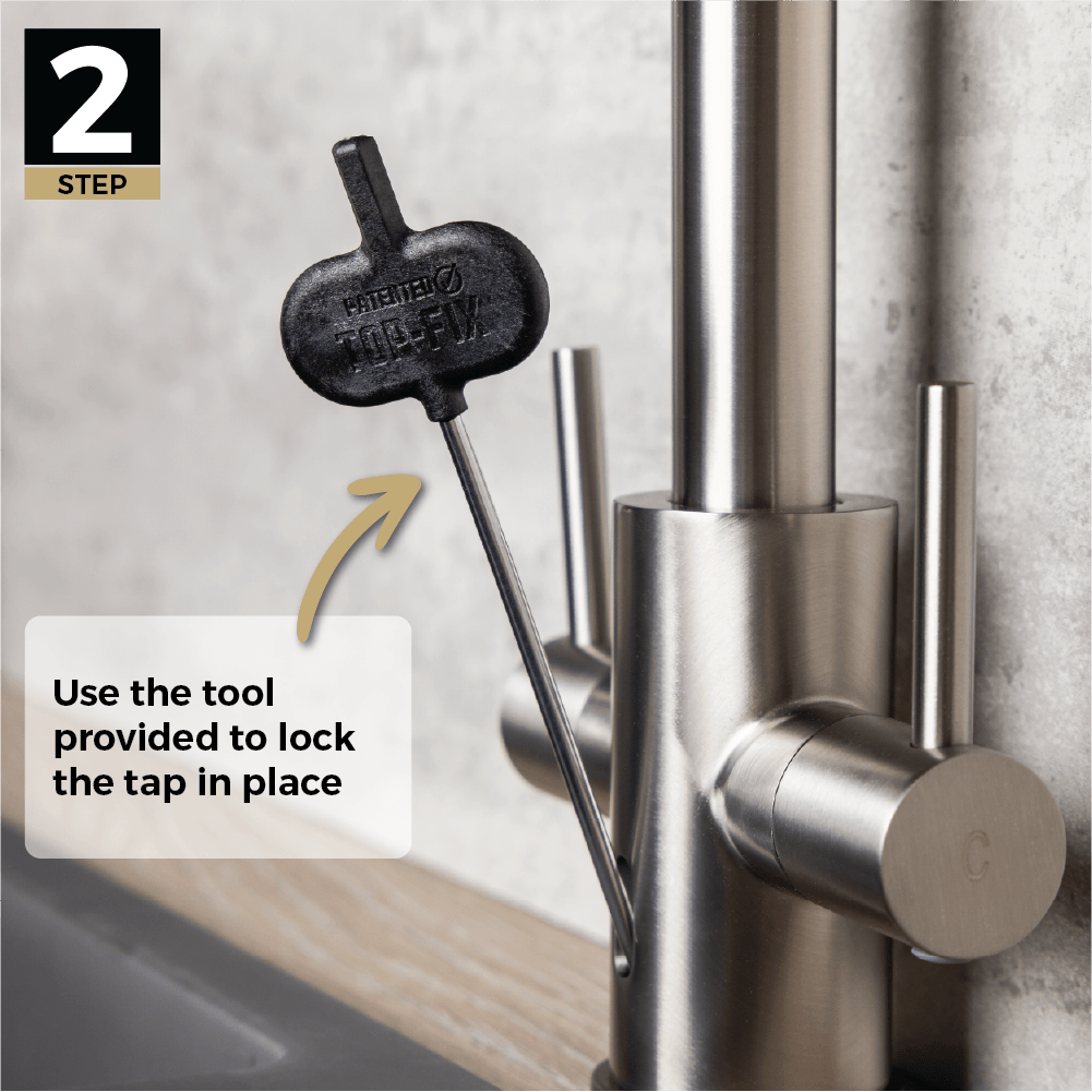 Top-Fix Fast Fitting Tap installation